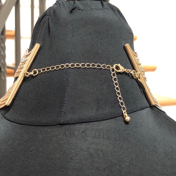 Natasha Choker Necklace Gold, Silver & Rose Gold - Picture 13 of 14